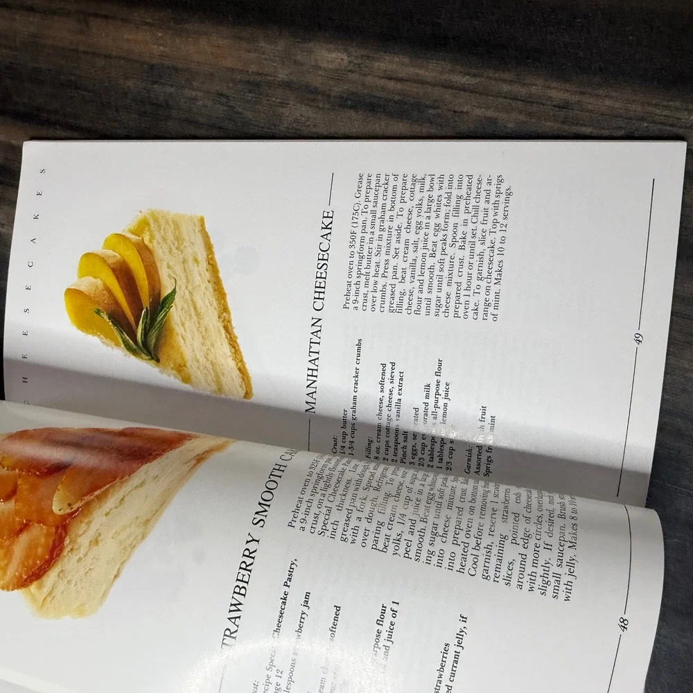 The Book of Cheesecakes Steven‎ Wheeler Cookbook Recipes Vintage 1988